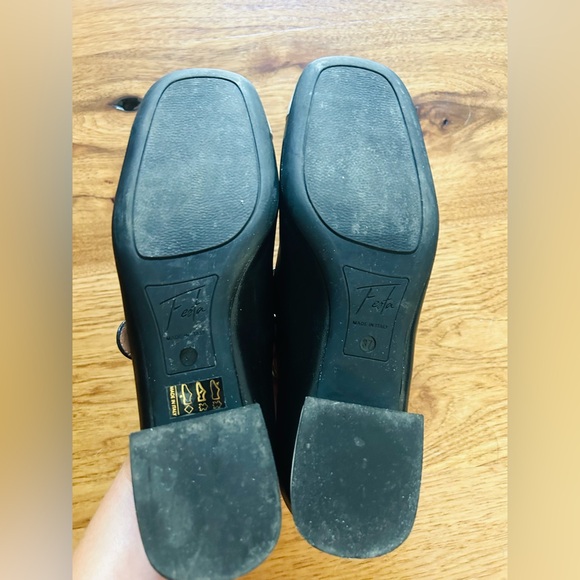 Festa  Black and White Women's Mary Jane Shoes slip on size 6.5 (37)  Italy - Picture 8 of 8